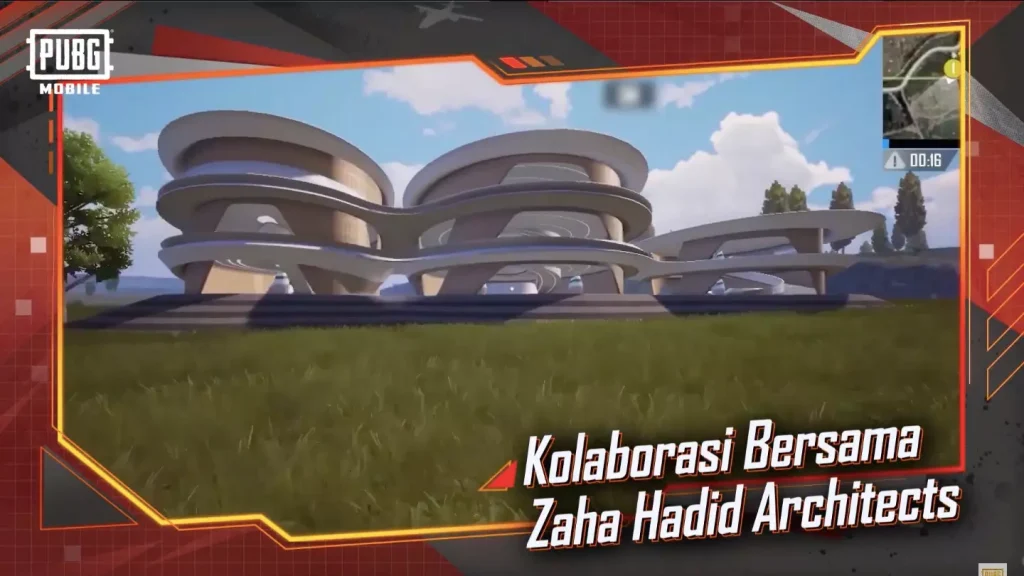 kolaborasi Zaha Hadid Architects di update pubg mobile 1.8