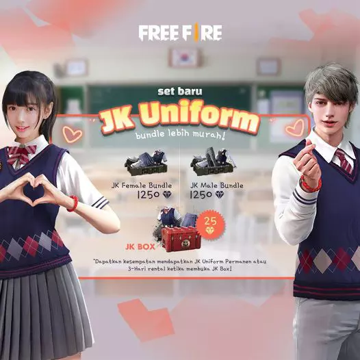 6, gambler shirt JK uniforms free fire