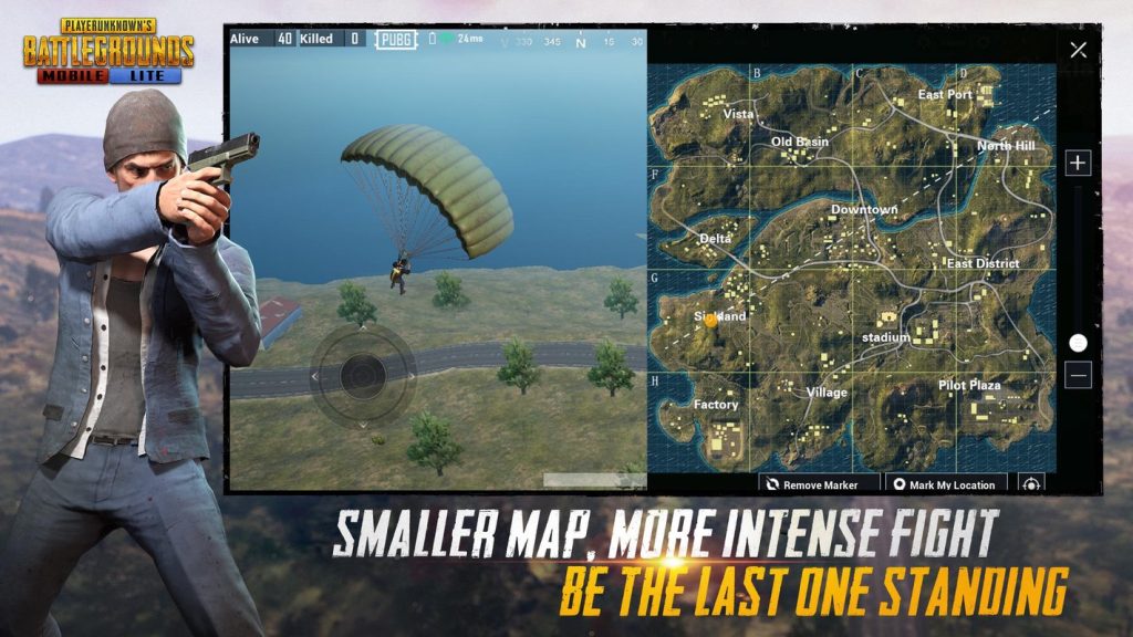 pubg mobile lite map experience