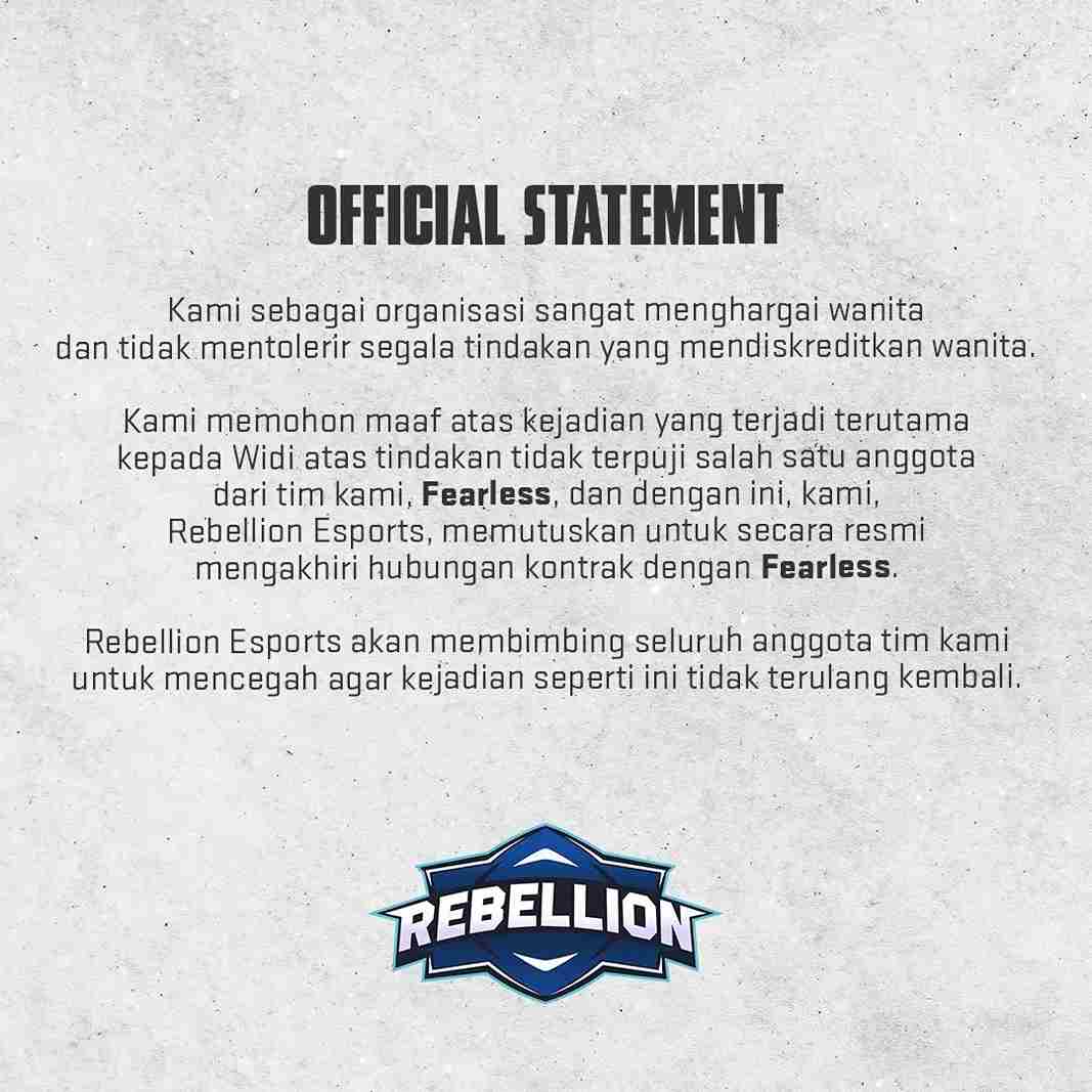 Profil RBL Fearless, Pemain ML yang Terjerat Pelecehan Seksual
