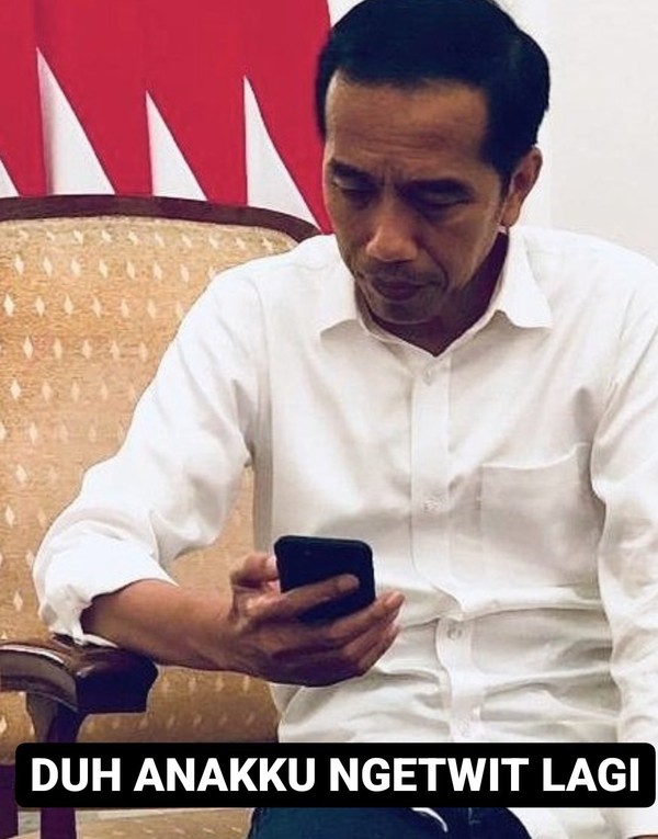 reaksi Presiden Jokowi lihat meme Kaesang nikah