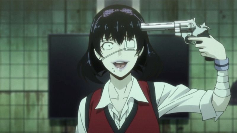 midari ikishima karakter anime psikopat