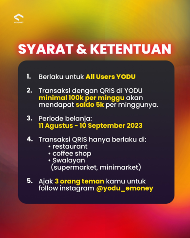 Promo Kemerdekaan 2023, Jajan Di Brand Favoritmu Pakai YODU, Ada ...