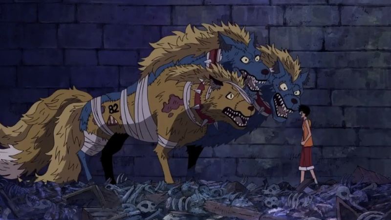 cerberus one piece thriller barks