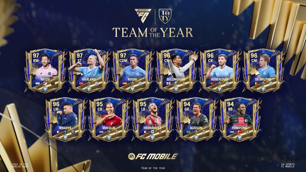 team of the year ea sports fc