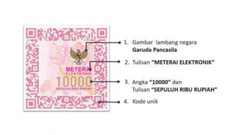 cara cek e meterai asli peruri